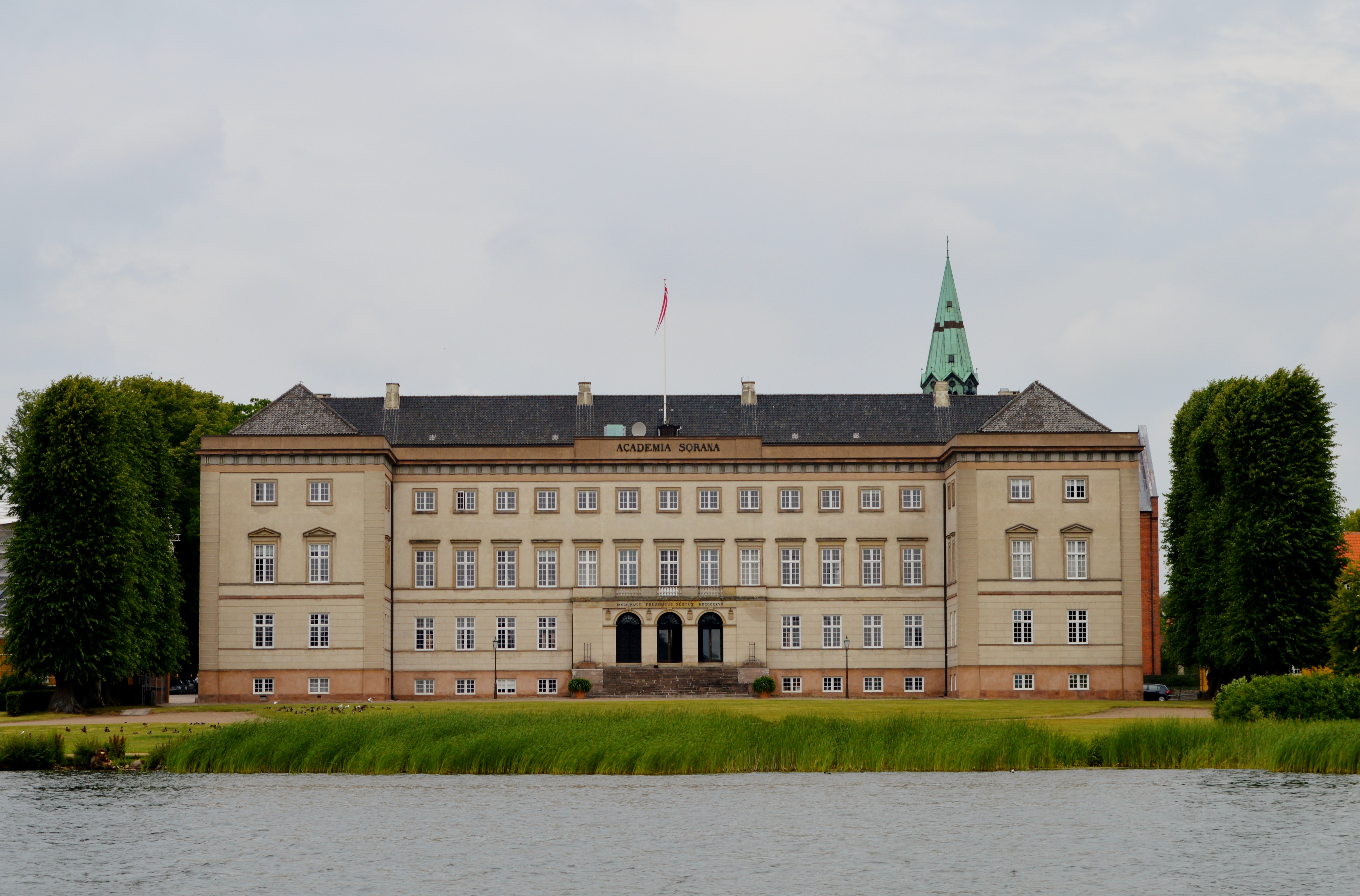Sorø Akademi, seen from the water
